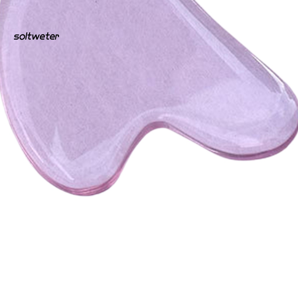 Thanh Lăn Mát Xa Mặt Trong Suốt Hình Trái Tim Tiện Dụng