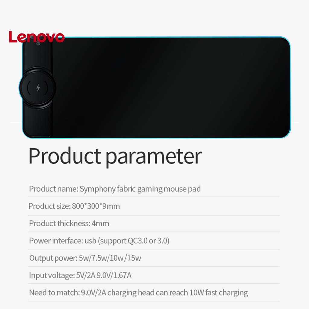 Tấm Lót Chuột Và Bàn Phím Không Dây 15W RGB K9186 Họa Tiết Hoa Hướng Dương Dành Cho Game Thủ