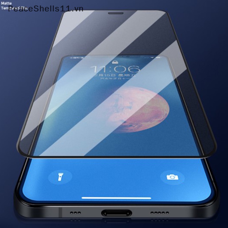 Kính Cường Lực Bảo Vệ Màn Hình Không Để Lại Dấu Vân Tay Cho iPhone 11 12 13 Pro Max 7 8 6 Plus XR X XS Max