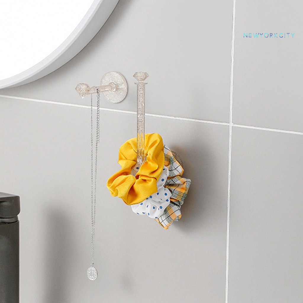 Set 2 Móc Treo Băng Đô Trong Suốt Tiết Kiệm Không Gian