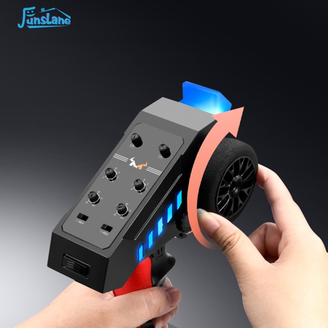Xe Tăng Điều Khiển Từ Xa Funlane R952 2.4G 6 Kênh Có Đèn DIY