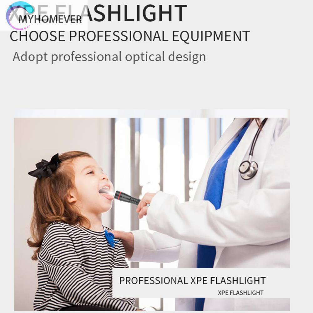 Đèn Pin Mini XPE LED 200LM 3 Chế Độ IPX4 Chống Thấm Nước