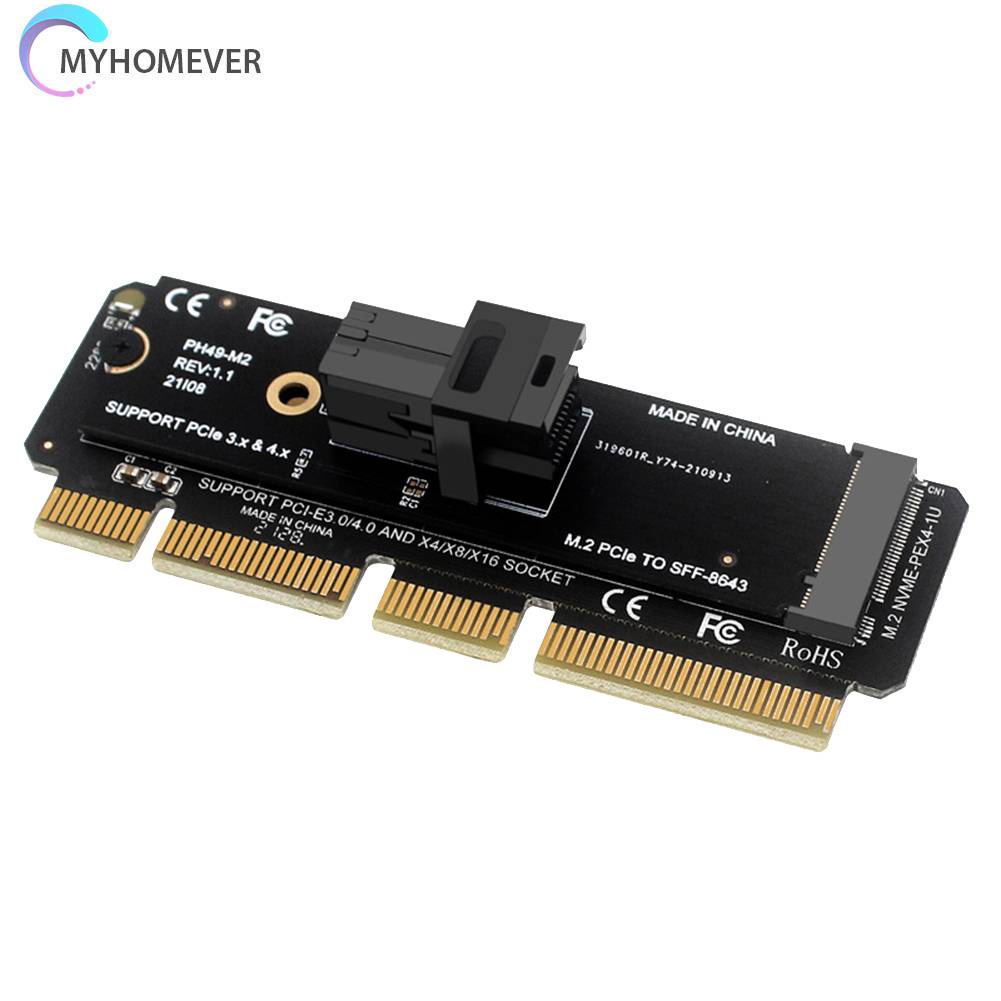 Thẻ Mở Rộng M.2 NVME Sang U.2 Mkey Pcie 4 Sang SFF8643 Cho Máy Tính