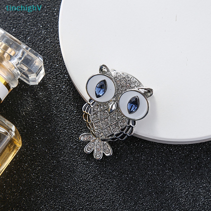 [TinchighV] Ghim Cài Áo Bằng Hợp Kim Hình Cú Mèo Đính Đá Thời Trang Hàn Quốc Tinh Tế [Mới]