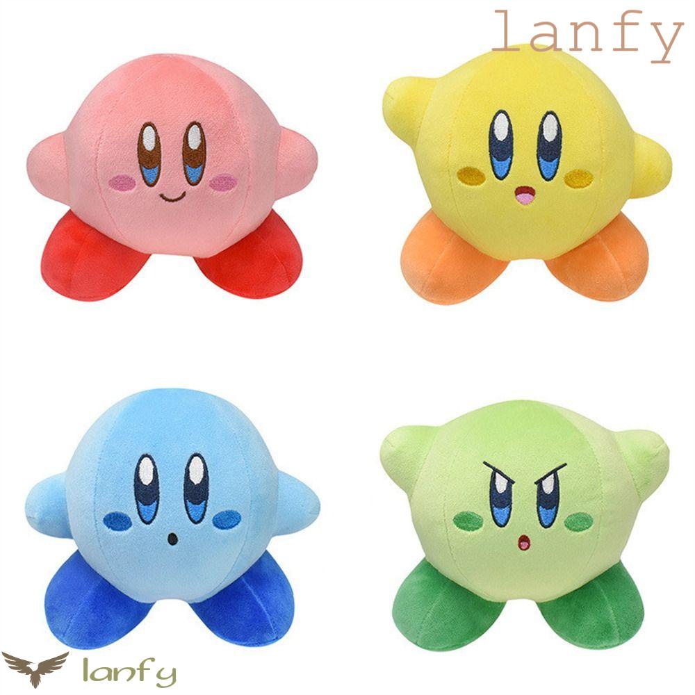 LANFY Thú Nhồi Bông Hình Nhân Vật Kirby 15cm Mềm Mại Đáng Yêu