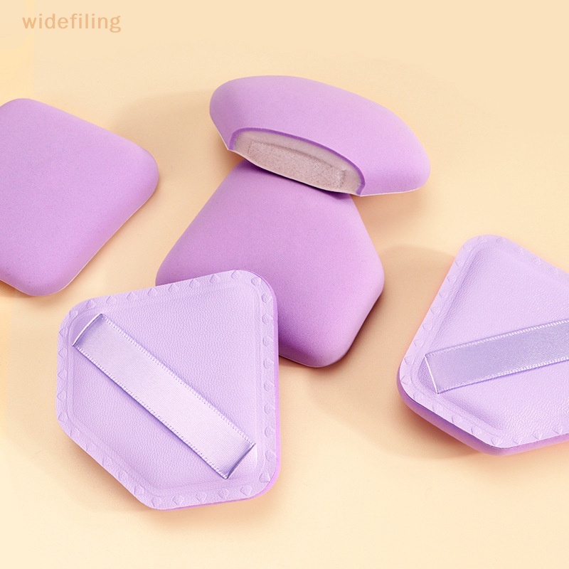 Mút Tán Phấn Nền Trang Điểm Mềm Mại Thiết Kế Hình Viên Kim Cương Màu Tím Độc Đáo