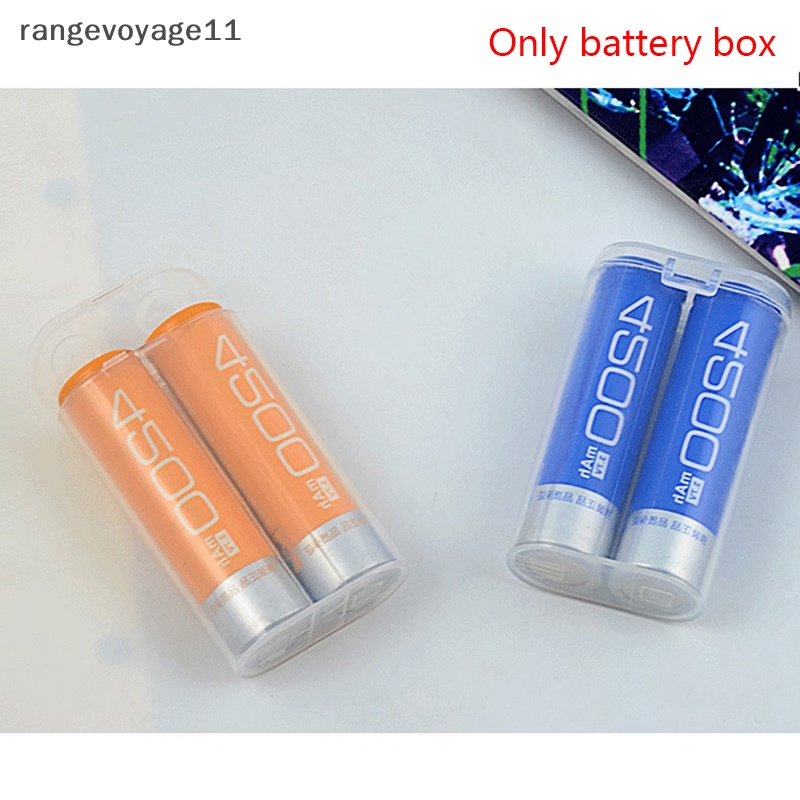 Hộp Đựng Đồ Dùng Bằng Nhựa Trong Suốt Chống Thấm Nước Tiện Dụng Cho 2 Đoạn 18650 [vn] [vn]