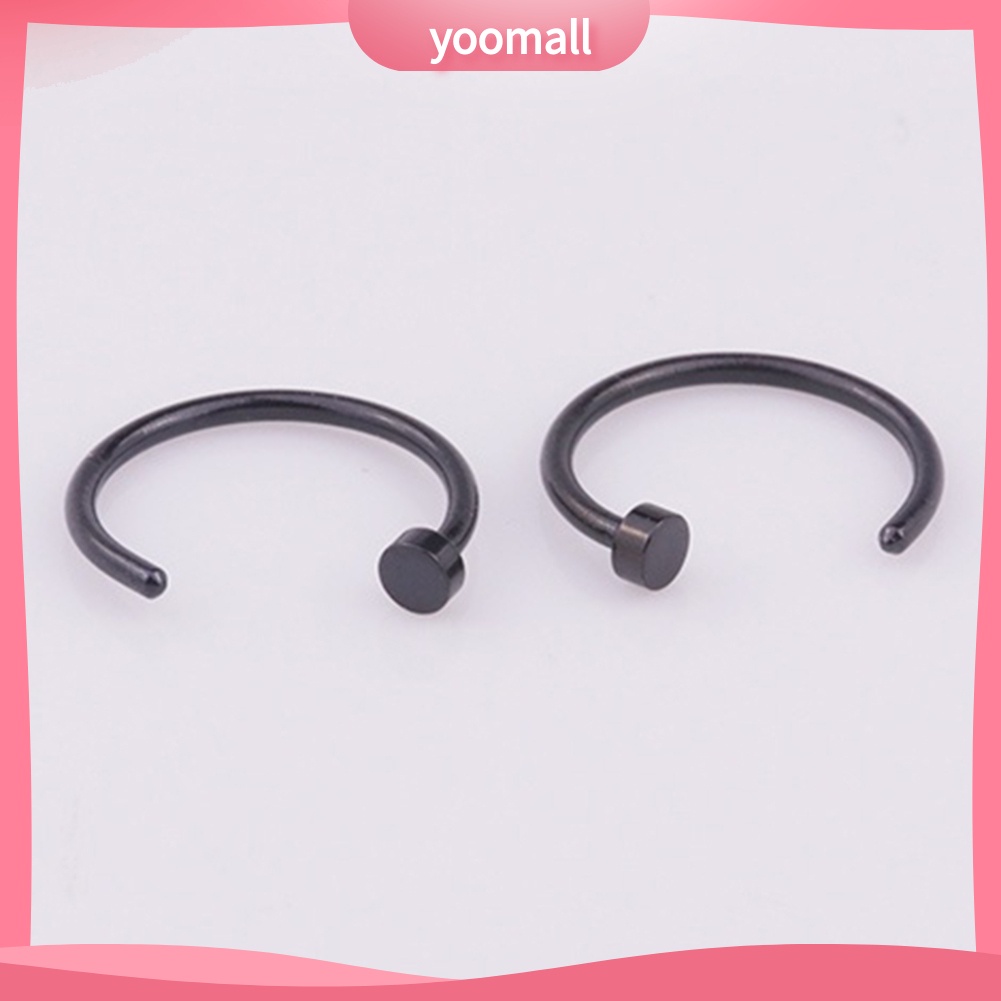 Set 4 Khuyên Mũi Thép Không Gỉ Thời Trang Cá Tính