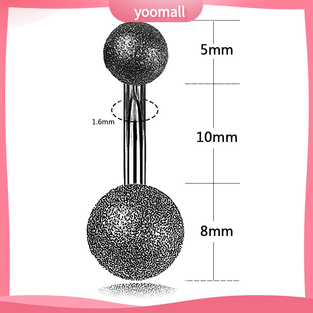 Khuyên Rốn Dạng Thanh Tạ Đôi Bằng Thép Không Gỉ Gợi Cảm Cho Nữ