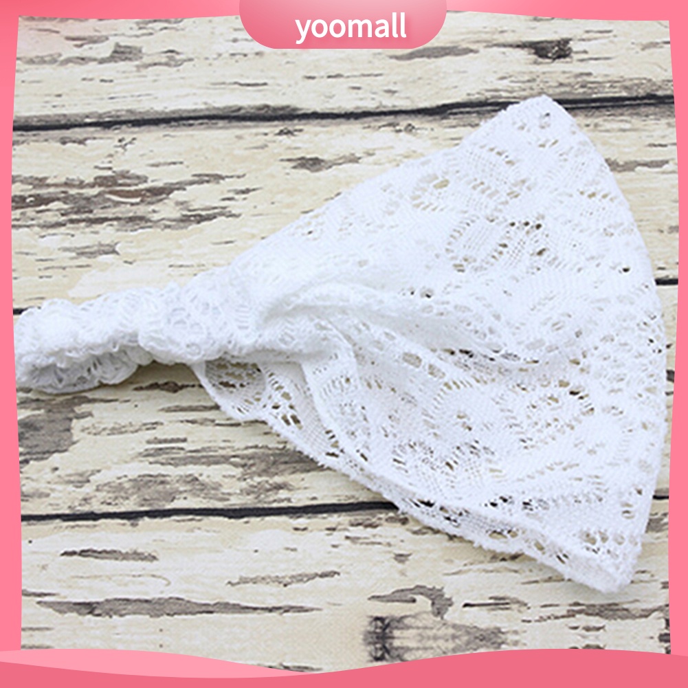 Băng Đô Ren Co Giãn Thời Trang Cho Bé Gái