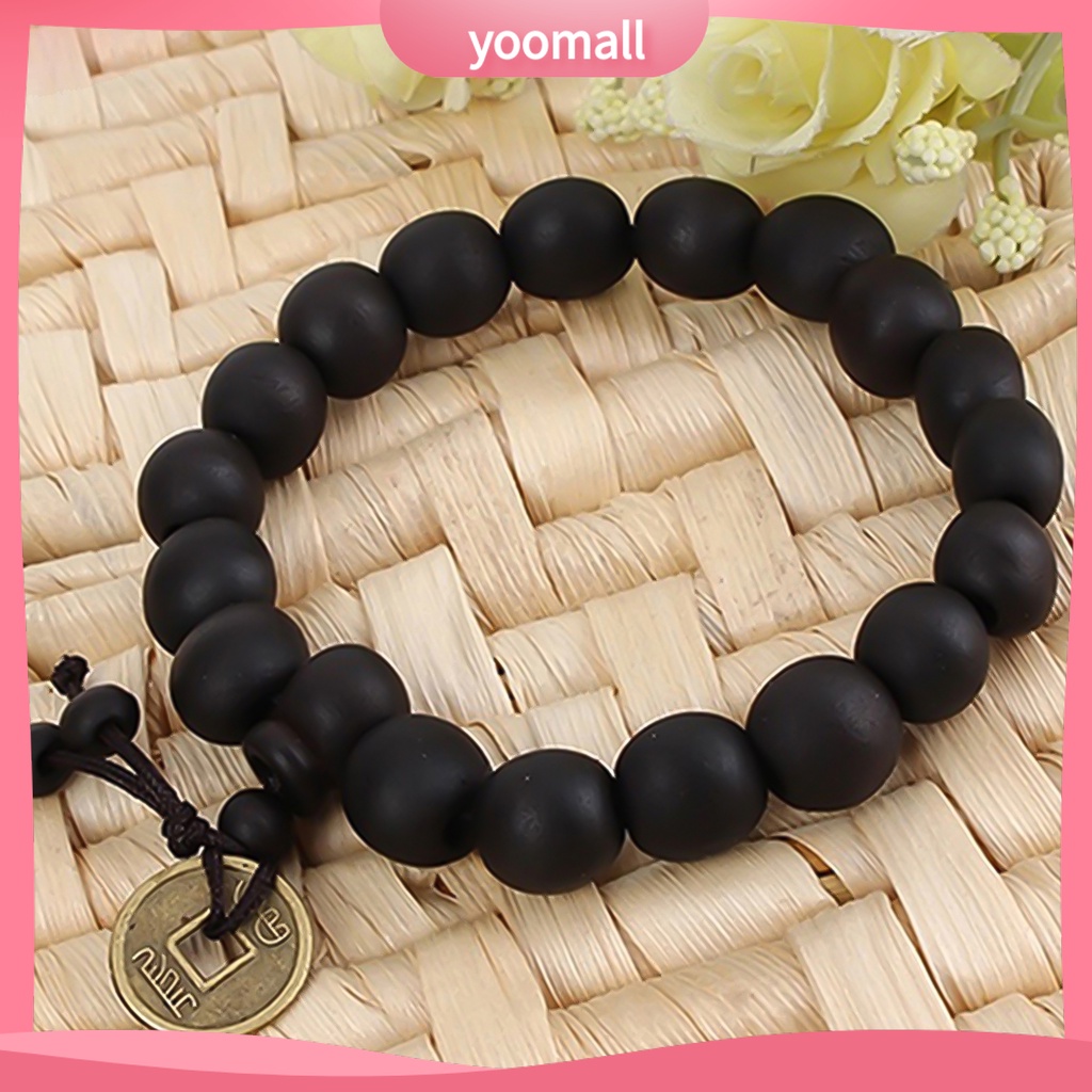 Vòng Tay Chuỗi Hạt Gỗ Phong Cách Vintage Cho Nam Và Nữ