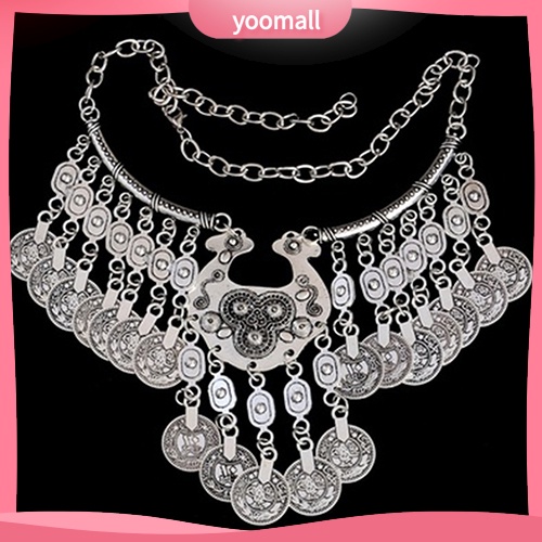 [YM] Vòng Cổ Choker Phong Cách Bộ Lạc Bohemian Cổ Điển Dành Cho Nữ