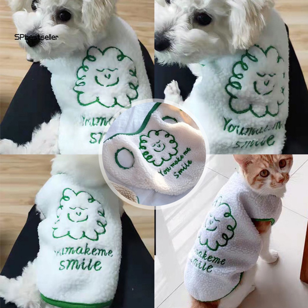 Áo Khoác In Họa Tiết Chữ Dễ Thương Thời Trang Cho Cún Cưng