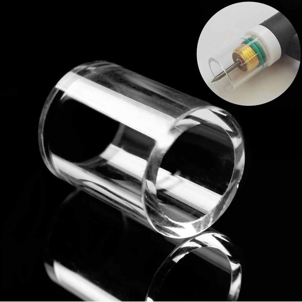 1pc cốc thủy tinh ống kính khí hàn pyrex rõ ràng mới cho tig wp-17/18/26 torch