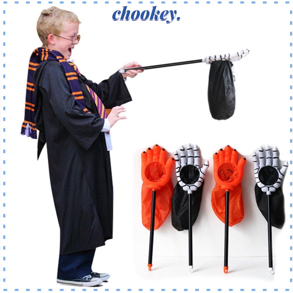 CHOOKEY Túi Đựng Kẹo Hình Xương Bàn Tay Xương Trắng Cho Người Lớn Và Trẻ Em Dịp Halloween