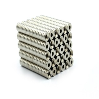 Set 5 Viên nam châm tròn đục lỗ có từ tính