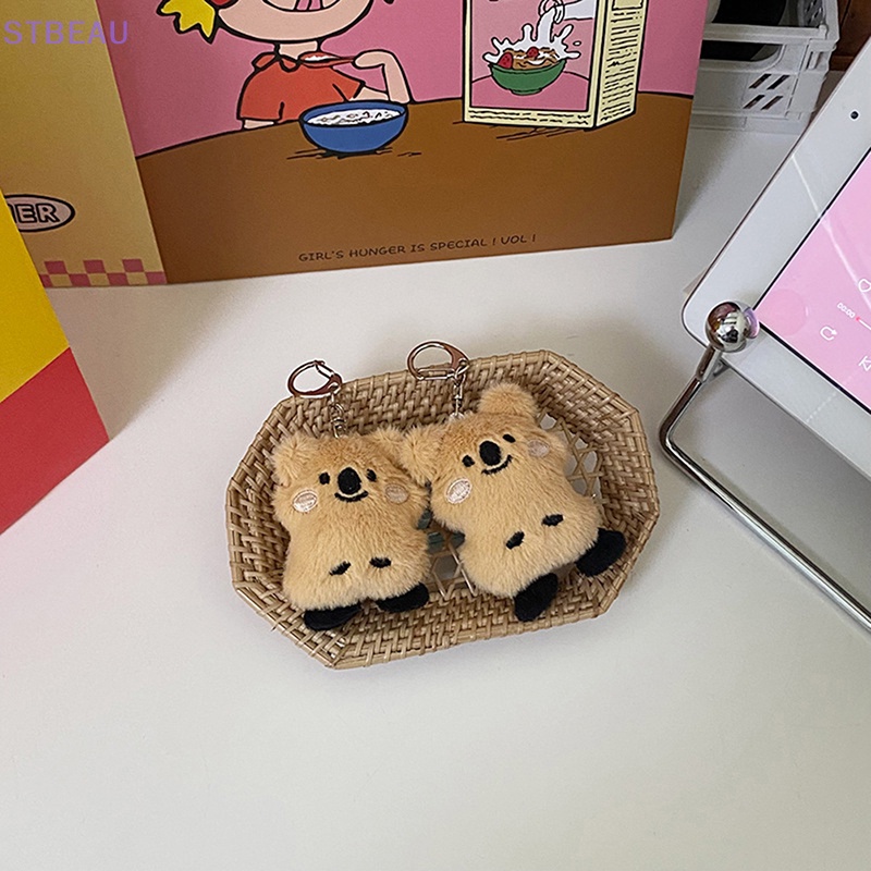 [Cxsteau] Móc Khóa Gấu Koala Nhồi Bông Mềm Mại Dễ Thương