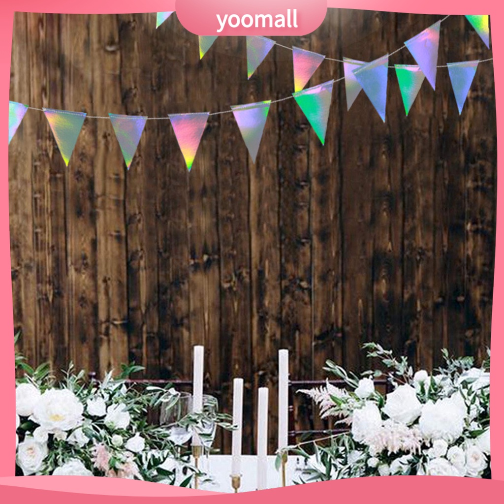 1 Dải Cờ Tam Giác Năm Cánh Lấp Lánh Chống Biến Dạng Có Thể Tái Sử Dụng