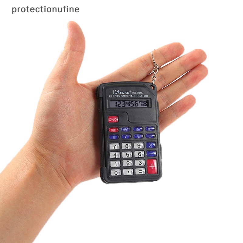 Máy Tính Bỏ Túi Mini PR3VN Dạng Gập Pha Lê Trong Suốt Tiện Dụng Cho Học Sinh