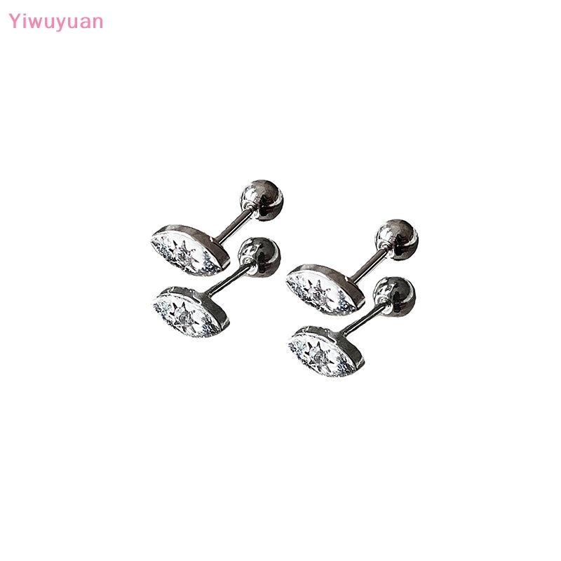 1 Đôi Khuyên Tai Xoắn Ốc Hình Mắt Quỷ Thời Trang Mới Cho Nữ