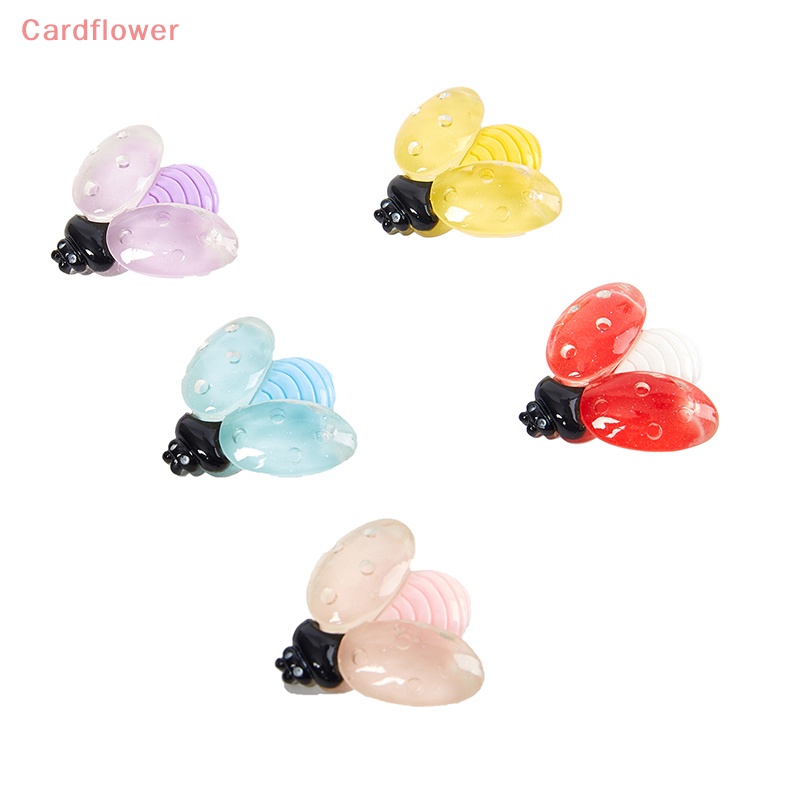 < Cardflower > Côn Trùng Nhỏ Bằng Resin Huỳnh Quang Thủ Công Trang Trí Tiểu Cảnh Nhà Búp Bê