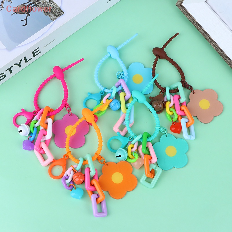 Móc Khóa Điện Thoại / Túi Xách / Chìa Khóa Hình Hoa Đám Mây Nhiều Màu Sắc Dễ Thương Cho Nữ