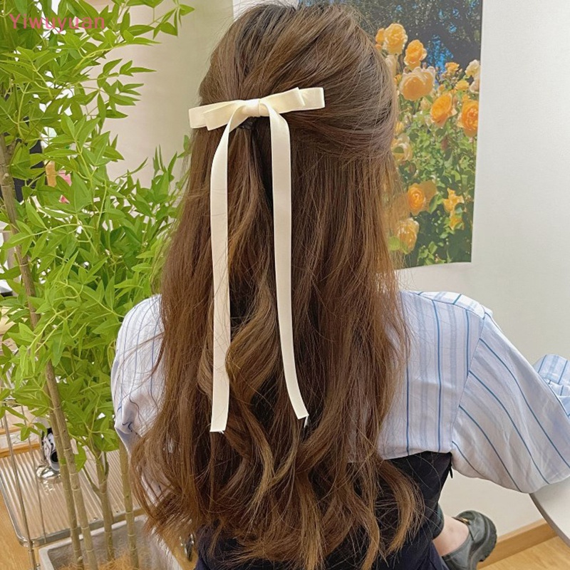 Kẹp Tóc Nơ Tua Rua Màu Kẹo Ngọt Mới Cho Nữ