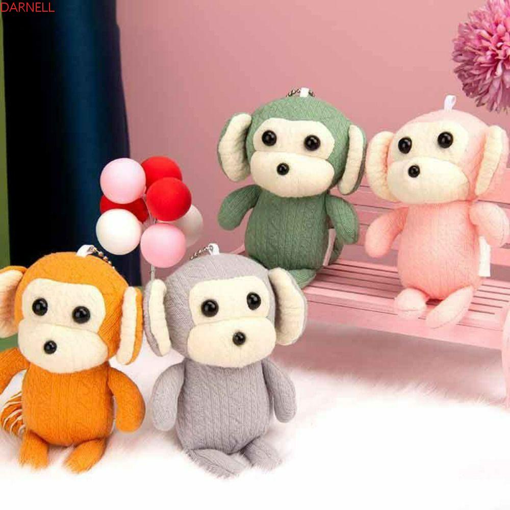 Móc Khóa Hình Khỉ Nhồi Bông Đáng Yêu