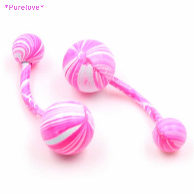 Set 10 Khuyên Rốn Bằng Thép Không Gỉ Cá Tính Thời Trang Mới