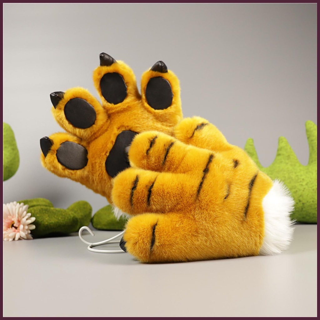 1 Đôi Găng Tay Hình Móng Vuốt Động Vật Hoạt Hình Cho Bé