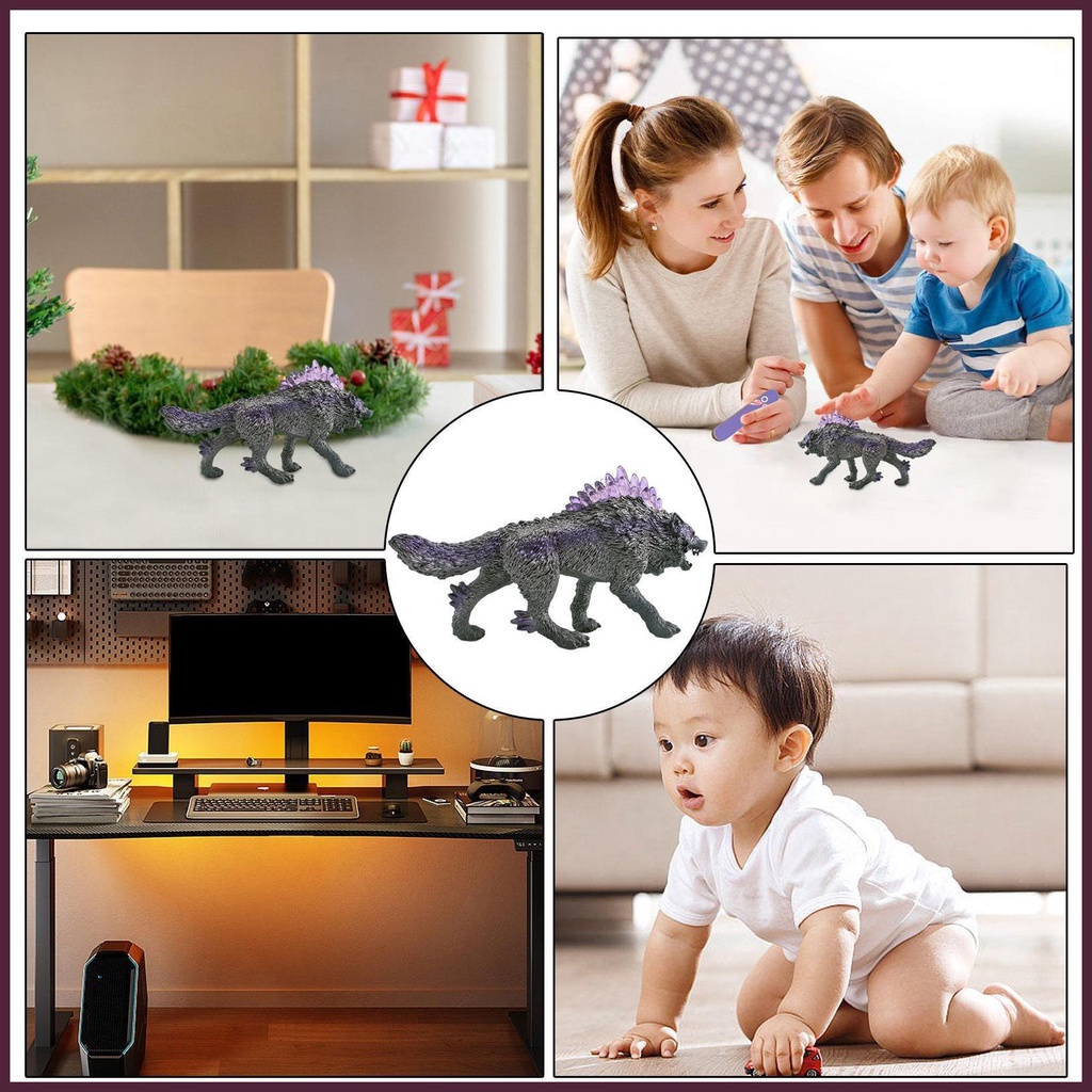 Tượng Động Vật Màu Sáng Dễ Thương Trang Trí