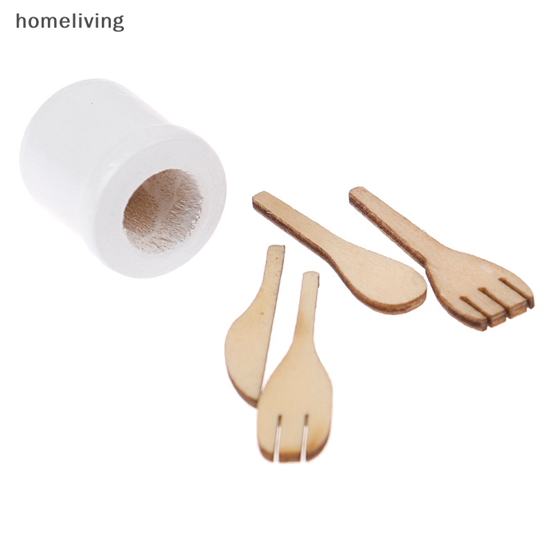 Bộ Dụng Cụ Nhà Bếp Mini Tỉ Lệ 1: 12 Trang Trí Nhà Búp Bê