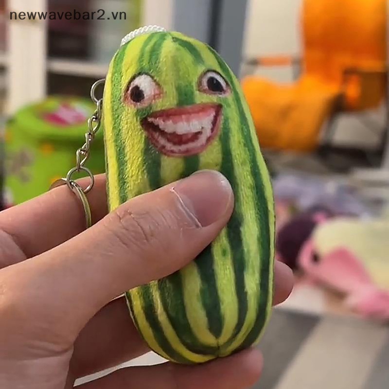 [Mới] Móc Khóa Hình Dưa Hấu Nhồi Bông Sáng Tạo Vui Nhộn Dành Cho Ba Lô Nữ Sinh Nhật Trẻ Em.