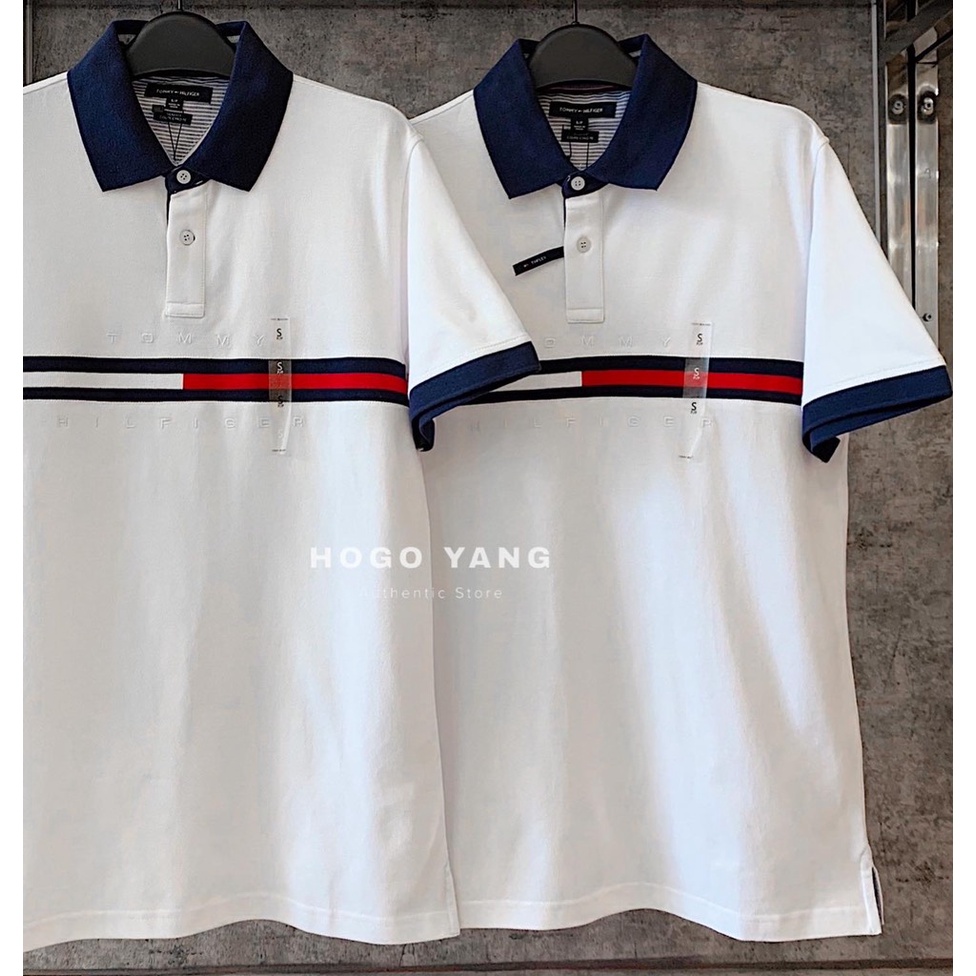 Áo Chính Hãng TOMMY HILFIGER SLIM FIT FLAG POLO