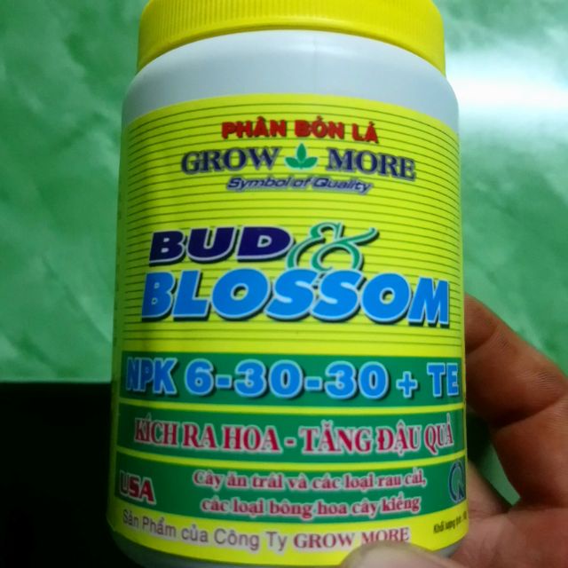 PHÂN BÓN LÁ 6-30-30+TE GROWMORE LỌ 100G - AN TOÀN CHO NGƯỜI SỬ DỤNG, THÂN THIỆN VỚI MÔI TRƯỜNG