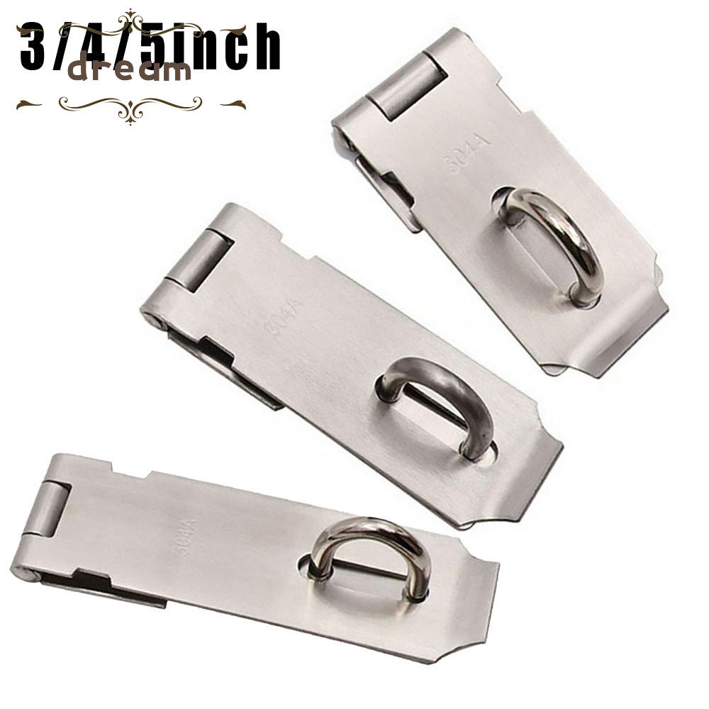 【DREAMLIFE】Door Bolt Drawer Home Padlock Buckle Safety Stainless Steel Tool Cabinet