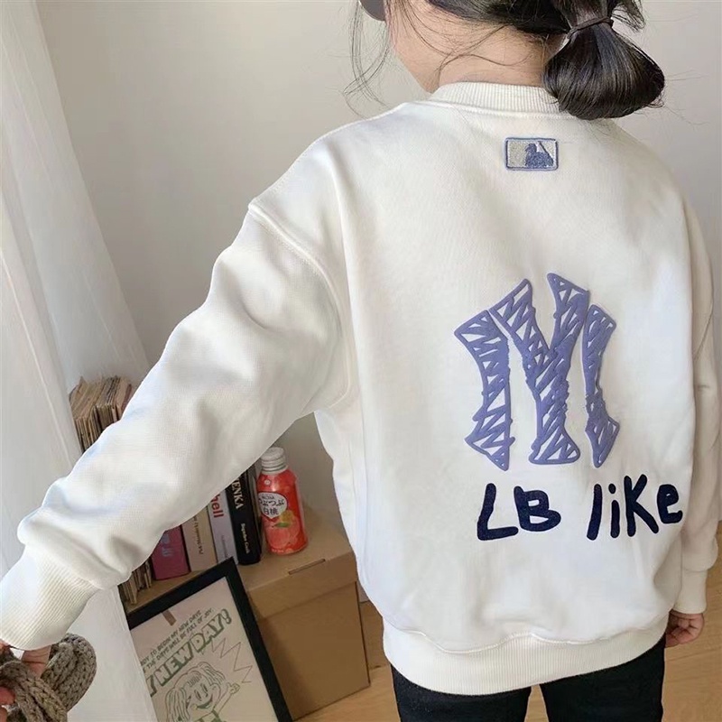 Áo sweater Tay Dài Có Đệm Khí In Họa Tiết Phong Cách Hàn Quốc Thời Trang Mùa Xuân Cho Nam Và Nữ