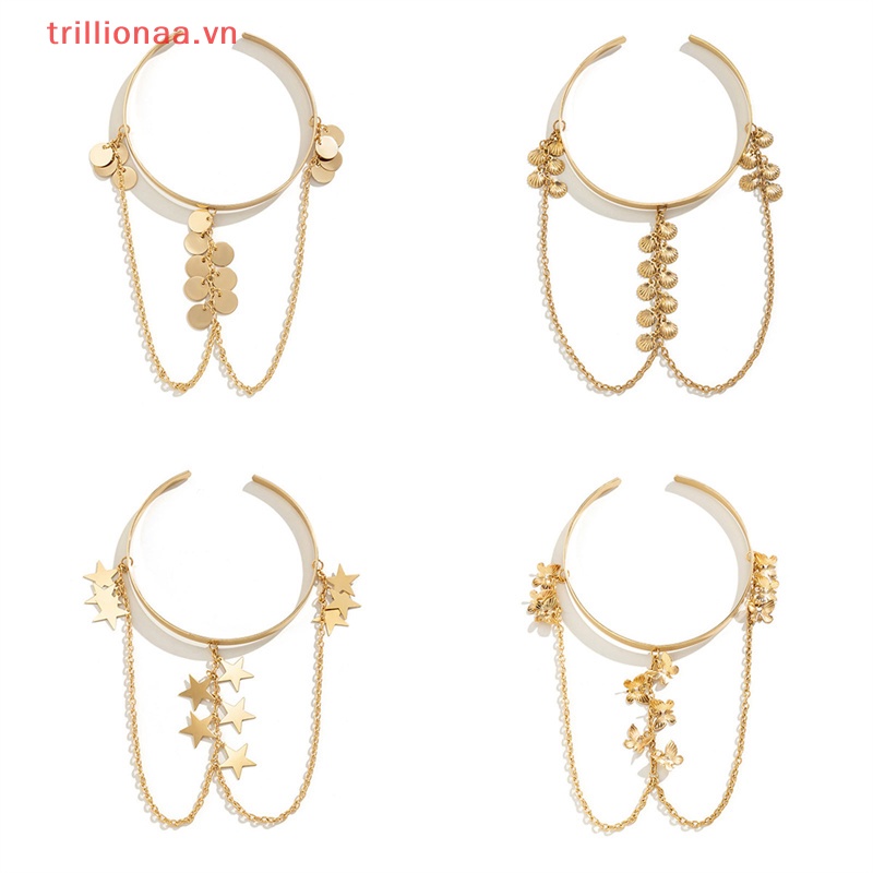 Vòng Đeo Cánh Tay Bằng Kim Loại Phong Cách Bohemian Thời Trang Dành Cho Nữ