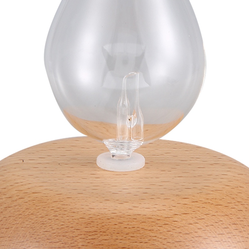 Máy Khuếch Tán Tinh Dầu Bằng Kính Gỗ Nguyên Chất Phích Cắm Uk