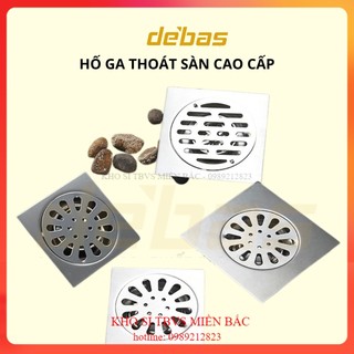 Ga thoát sàn inox 304 phễu thoát sàn ngăn mùi chặn rác thông minh Debas INOX Phi 76 90