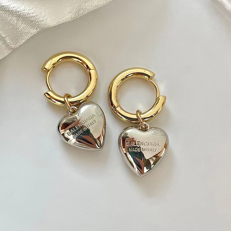 【048】(BALENCIAG A)Bông Tai Chính Hãng Siêu Thời Trang Bông Tai Sang Trọng Trang Sức Cao Cấp Cho Nữ Xu Hướng Trang Sức Cá Tính Quà Tặng