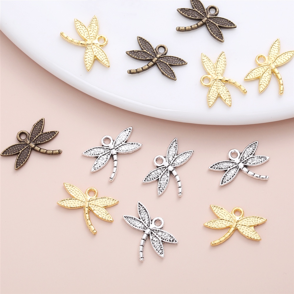 Set 20 Mặt Vòng cổ Hình Chuồn Chuồn Phong Cách Vintage