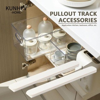 Kunhev thanh trượt ngăn kéo tủ cứng không cần khoan lỗ