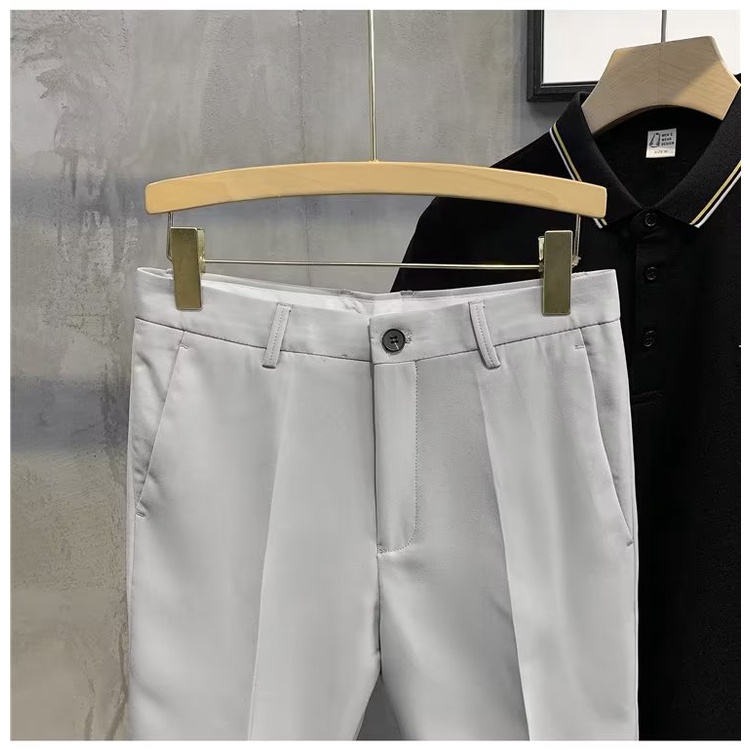 Quần Short Màu Trơn Không Sắt Dáng Ôm Phong Cách Sang Trọng Thời Trang Cho Nam