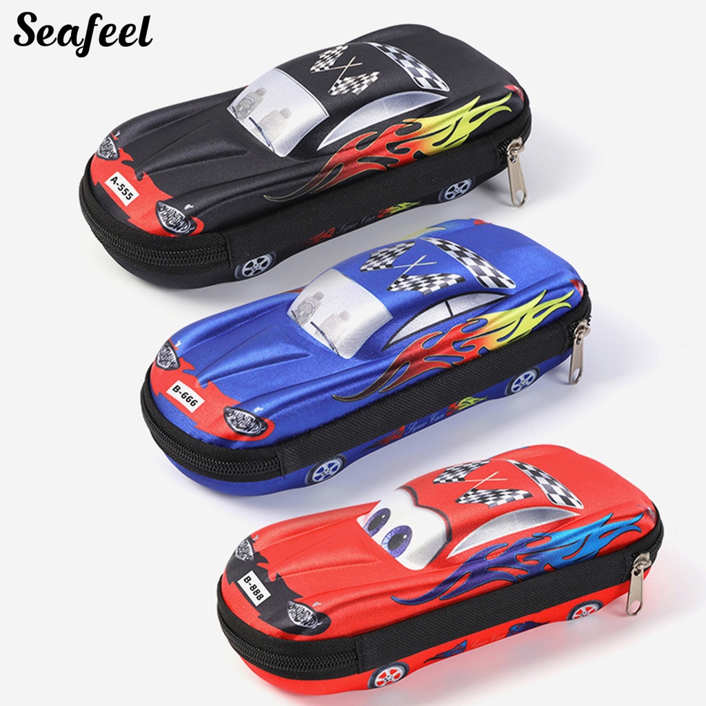 Túi Lưới Đựng Bút Tạo Hình Xe Hơi / Văn Phòng Phẩm Kích Thước Lớn Tiện Dụng