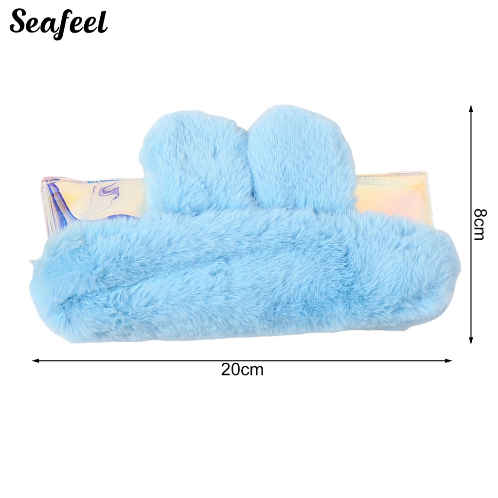 Túi Đựng Bút Hình Thỏ Nhồi Bông Dễ Thương Sáng Tạo