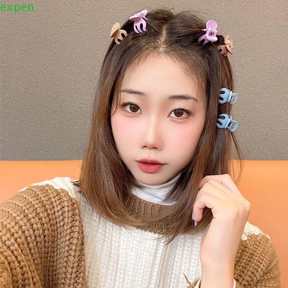 EXPEN Kẹp Tóc Càng Cua Cỡ Nhỏ Thiết Kế Đơn Giản Ngọt Ngào Thời Trang Phong Cách Hàn Quốc