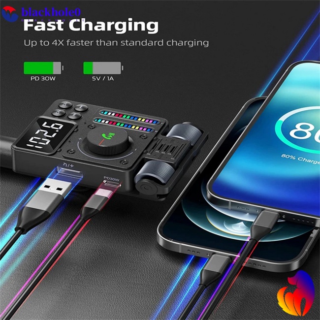 Bộ Sạc USB Không Dây Nâng Cấp Tiếng Ồn Rảnh Tay Cho Xe Hơi QC3.0
