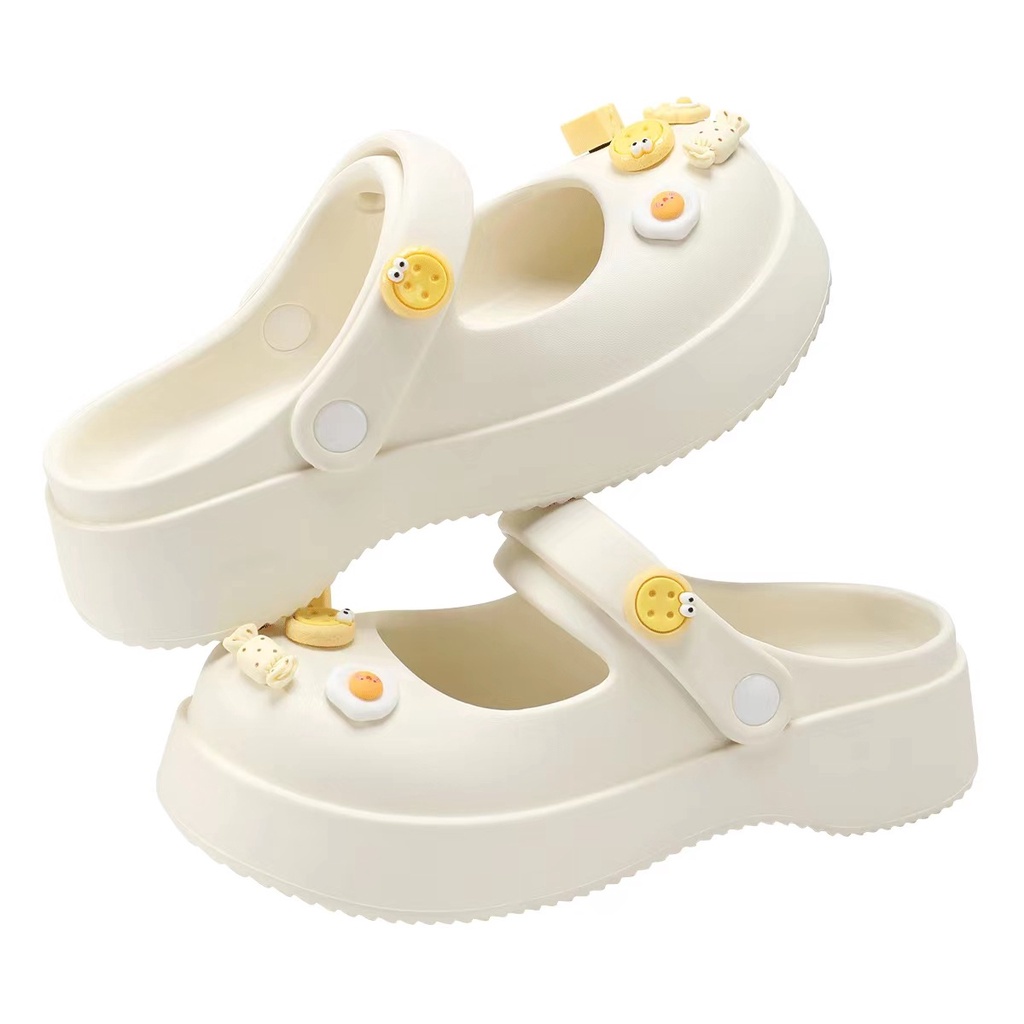 Dép cross Dép mary jane bánh mì ICCLEK 31Z071702 thoải mái cho nữ