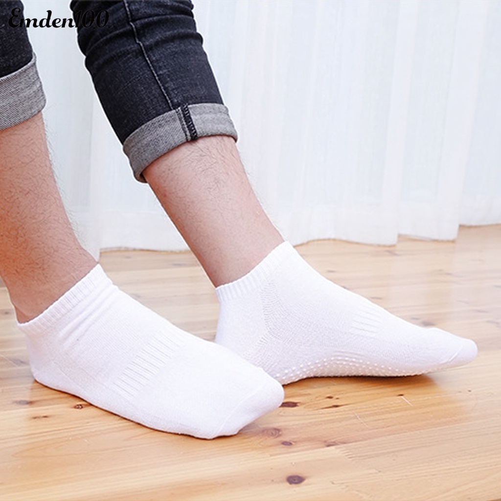 1 Đôi Vớ Yoga Chất Liệu Cotton Thoáng Khí Chống Trượt Cho Nam Nữ